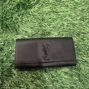 Saint Laurent Black Textured Wallet